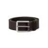 DIESEL Pas LOGO B-BASIC LEATHER BELT rjava