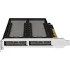 Ohišje za SSD Icy Dock MB842MP-B M.2, črno/srebrno