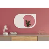 Hanah Home Ogledalo Pubble, Belo