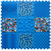 Ortek Masažna ortopedska podloga Puzzle Mix 9 elementov Modra