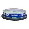VERBATIM DVD-RW disk 4x 110 SPINDLE 43552