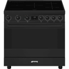 SMEG prosto stoječ štedilnik C91IMN2, črna mat