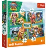 4-in-1 Puzzle – Paw Patrol Dino Film - 1 k.