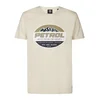 Petrol Industries Majica Kennicott bež/črna/off-bela