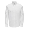Only & Sons Srajca ALVARO z dolgimi rokavi OXFORD SHIRT NOOS, bela