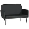Vidaxl Klop črna 107x80x81 cm umetno usnje