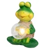 Solarna baštenska lampa žaba MX642