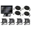 shumee 7-palčni QUAD monitor + 4 kamere + 2x10m + 2x15m