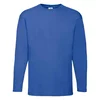Blue Valueweight Mens Long Sleeve T-shirt Fruit of the Loom