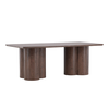Miza Dallas 4447 (Rjava) Rjava, 77x100x210cm, MDF plošča, MDF plošča