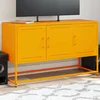 TV ormarić boja senfa 100,5 x 39 x 60,5 cm čelični
