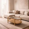 Hanah Home klub sto Togg 110, 110 cm, hrast