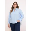 Trendyol Curve Ženska bluza Tbbss26Af00020, Plava