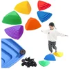 slomart LEAN TOYS Senzorična pot po ravnotežnih kamnih, 6 kos.