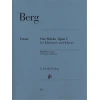 BERG:FOUR PIECES OP.5 FOR CLARINET AND PIANO