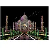 shumee Magic Scratch Card Taj Mahal Mausoleum India 40x28 cm