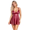 Cottelli Matte Look Mini Dress 2719185 Red XL