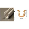 ALU PROFIL DEEP UGRADBENI 2met. dim.23,4x19,1 ALU DEEP