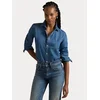 Polo Ralph Lauren Jeans srajca 211969458001 Modra Slim Fit