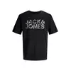JACK & JONES Majica JJEJEFF temno siva/črna/bela
