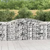 Lučne gabionske košare 6 kom 400x50x100/120cm pocinčano željezo