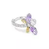 Swarovski prstan ženski iz kovine s Swarovski kristalom Ariana Grande x Swarovski