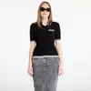 Majice Off-White Rib Viscose Knit S/S Polo Black XS