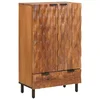Highboard Finš acacije smeđa 60 x 33 x 100 cm Čvrsto drvo manga
