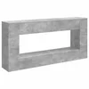 Vidaxl Konzolna miza Beton Siva 155 x 29 x 74 cm Konstruirano leseno