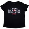 The Rolling Stones Sixty Its only R&R but I like it (Foiled) Black M Ženske Majica