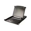 Aten CL5716M-ATA-DNG 16-Port PS/2-USB VGA 17 LCD Stikalo KVM with Daisy-Chain Port USB Peripheral Support and with Scandinavian keyboard