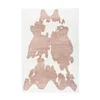 Kayoom PREPROGA Z VISOKIM FLOROM Rabbit Animal Taupe / Weiß 160/230 cm taftano bela, rjavosiva