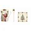 Mug with teaspoon for sugar, and mug holder, porcelain , 250 ml, Magi
