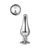 Dream Toys Gleaming Love Pleasure Plug Silver Small