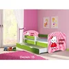 Deciji krevet ACMA II 180x80 F + dusek 6 cm GREEN15