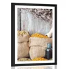 Plakat s paspartujem zdravilna zelišča - 20x30 black