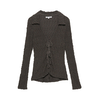 Pull&Bear Bluza temno rjava