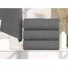 Ljubki dom Brisača CLARYSSE ELEGANCE 60x110 cm siva, 100% bombaž