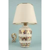 Opviq Stona lampa YL681, 32x24x52 cm, IP20, Belo-zlatne boje