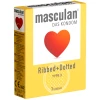 MASCULAN KONDOMI RIBBED + DOTTED 3 KOS