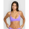 Volcom Simply Seamless Crop zgornji del bikini kopalk purple passion