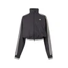 ADIDAS ORIGINALS Prehodna jakna FIREBIRD črna / bela