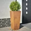 Vidaxl vidaXL Vrtni lonci 2 kosa 35x35x75 cm kortensko jeklo