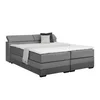 Premium Living Postelja Boxspring Sevilla, Siva, 160x200