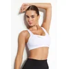 Trendyol White Medium Support/Sculpting Window/Cut Out Detail Knitted Sports Bra