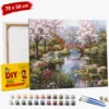 ERS Slika po številkah z okvirjem Park Spring 70x50 cm