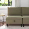 Srednji sofa s ladicom Kaki Baršun