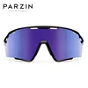 Parzin Unisex naočare za sunce, Crno-ljubičaste