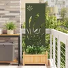 Privatnost u vrtu Rezbarija Maslinovo zelena 50 x 140 cm