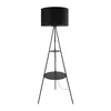 Rea Light Olympias HN3095D-B/B/GLD Podna lampa, E27, 60W, O45.5cm, Crna